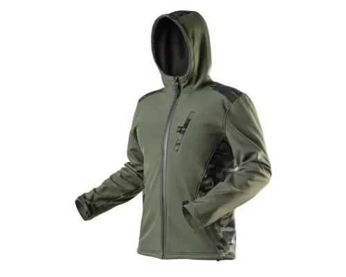Куртка робоча Neo Tools CAMO, розмір XL/56, водонепроникна, дихаюча Softshell (81-553-XL)