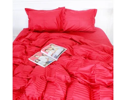 Підковдра MirSon Satin Stripe 30-0018 Red 143х210 см (2200005254639)