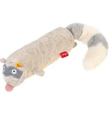 Іграшка для собак GiGwi Plush Єнот з пискавкою 17 см (75310)