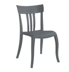 Кухонний стілець PAPATYA trio-s антрацитовий, колір 22 (2204)