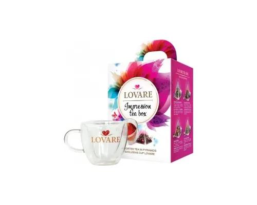 Чай Lovare Impression tea box 4 види по 7 шт (lv.77231)