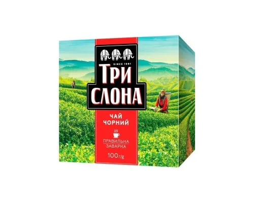 Чай Три Слона Чорний 100 г (ts.76920)