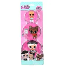 Фігурка L.O.L. Surprise! серії OPP Tot + Pet + Lil Sis - Бітнік Бейбі, Дарлінг Доггі (987888)