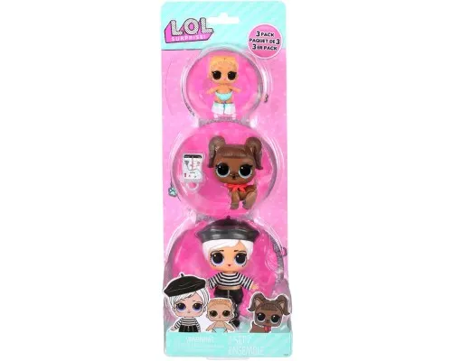 Фігурка L.O.L. Surprise! серії OPP Tot + Pet + Lil Sis - Бітнік Бейбі, Дарлінг Доггі (987888)