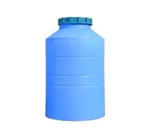 Ємність для води Пласт Бак вертикальна харчова 300 л синя (12432)