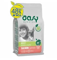 Сухой корм для собак OASY One Animal Protein ADULT Small/Mini с лососем 2.5 кг (8053017348513)