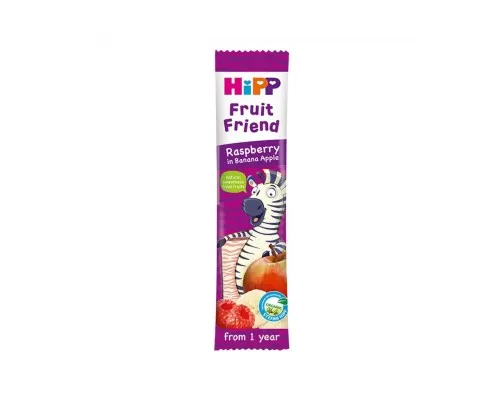 Батончик дитячий HiPP фруктово-злаковий малина, банан, яблуко 23 г (1999031)