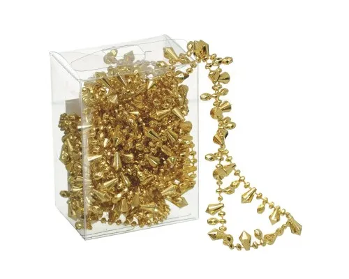 Намисто на ялинку Jumi кристал 4 м пластик, золотий (5900410381056)