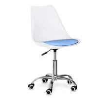 Офисное кресло Evo-kids Capri White / Blue (H-231 W/BL)