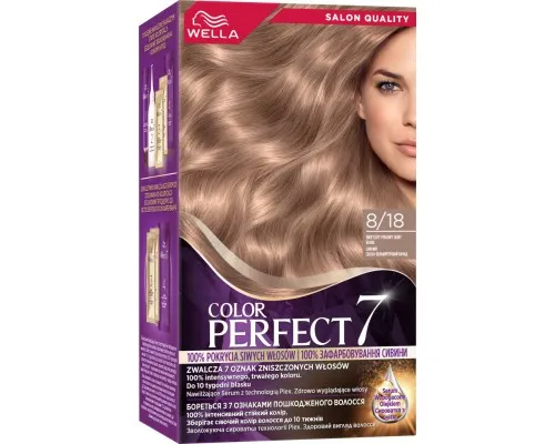 Фарба для волосся Wella Color Perfect 8/18 Сяючий світло-перламутровий блонд (4064666598390)