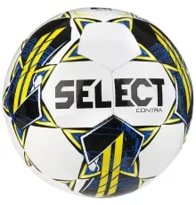 М'яч футбольний Select Contra v23 білий, жовтий Уні 5 (5703543317196)