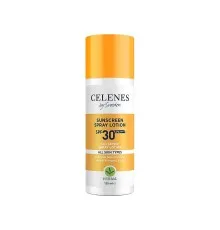 Средство от загара Celenes Sunscreen Spray Lotion SPF30+ Солнцезащитный спрей-лосьон 150 мл (7350104249410)