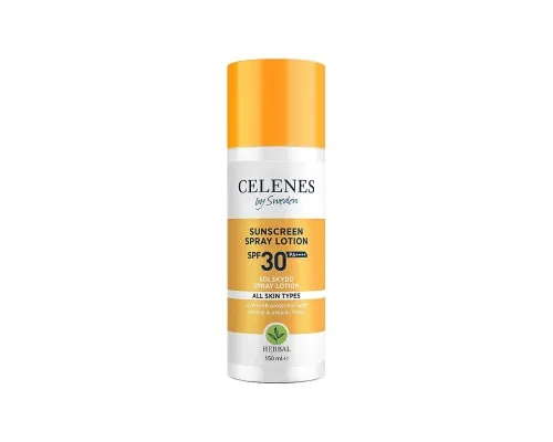 Средство от загара Celenes Sunscreen Spray Lotion SPF30+ Солнцезащитный спрей-лосьон 150 мл (7350104249410)