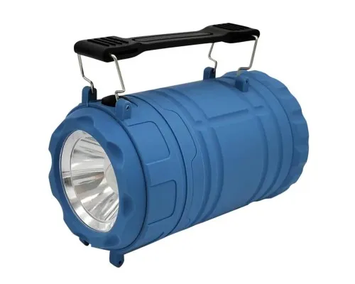 Ліхтар Quantum Nice blue 1WLED + 3WCOB 3xAА (QM-FL3041)
