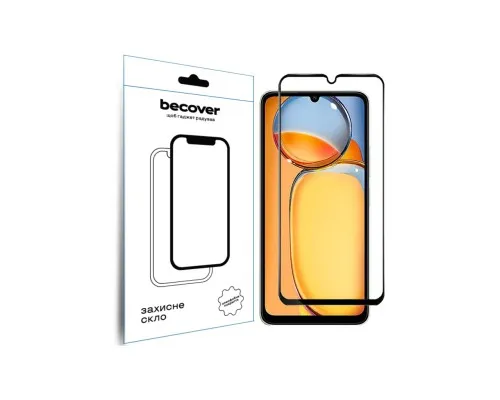 Стекло защитное BeCover Realme C63 Black (711794)