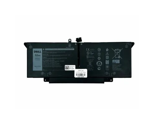 Аккумулятор для ноутбука Dell Latitude 7310 JHT2H, 52Wh (6500mAh), 4cell, 7.6V, Li-ion (A47930)