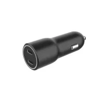 Зарядний пристрій Gembird 2xUSB-C (PD 20W) black (TA-UC-C2PD40-CAR-01)