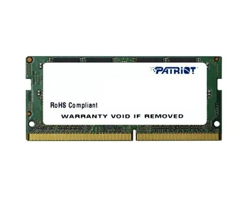 Модуль памяті для ноутбука DDR4 4GB 2400 MHz Patriot (PSD44G240082S)