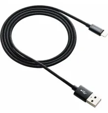 Дата кабель USB 2.0 AM to Lightning 1.0m Black Canyon (CNE-CFI3B)