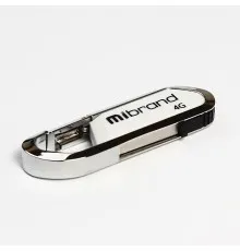 USB флеш накопичувач Mibrand 4GB Aligator White USB 2.0 (MI2.0/AL4U7W)