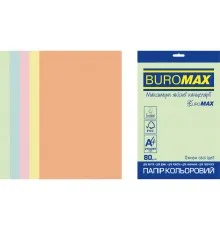 Бумага Buromax А4, 80g, PASTEL, 5colors, 250sh EUROMAX (BM.27212250E-99)