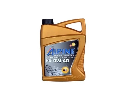 Моторное масло Alpine 0W-40 RS 4л (0225-4)
