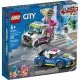 Конструктор LEGO City Поліцейське переслідування фургона з морозивом (60314)