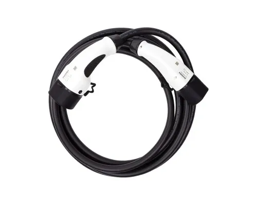 Зарядный кабель для электромобиля Duosida Type 2 - Type 2, 32A, 7.2kW, 1-фазный, 5м (EV200146)