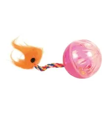 Іграшка для котів Trixie М'ячики шарудні з хвостом 4 см 2 шт (4011905041650)