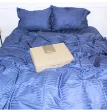 Підковдра MirSon Satin Stripe 30-0020 Smoky Blue 200х220 см (2200005255506)