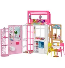 Игровой набор Barbie Портативный домик 2-этажный (HCD47)