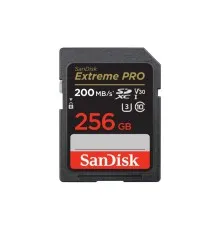 Карта пам'яті SanDisk 256GB SD class 10 UHS-I U3 V30 Extreme PRO (SDSDXXD-256G-GN4IN)