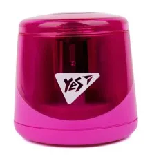 Точилка Yes атоматическая с сменным лезвием розовая (620556)