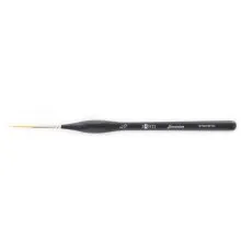 Пензлик для малювання Santi синтетика Sensation, коротка вигнута ручка, лайнер, №3/0 (310759)