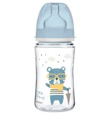 Бутылочка для кормления Canpol babies Bonjour Paris с широким отверстием 240 мл Синяя (35/232_blu)