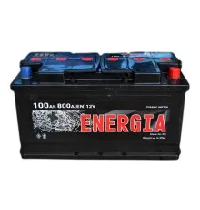 Аккумулятор автомобильный ENERGIA 100Ah Ев (-/+) (800EN) (22392)