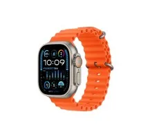 Смарт-годинник Apple Watch Ultra 2 GPS + Cellular, 49mm Titanium Case with Orange Ocean Band (MREH3UL/A)