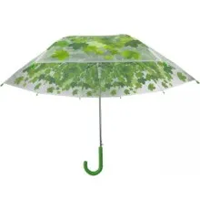Зонт Grunhelm детская, полуавтомат (прозрачный, листья) - UAO-307GK (121837)