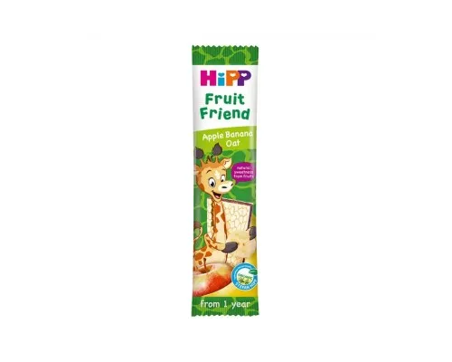Батончик детский HiPP фруктово-злаковый яблоко, банан 23 г (1999030)