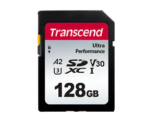 Карта памяті Transcend 128GB SD class 10 UHS-I U3 4K (TS128GSDC340S)