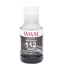 Чорнило WWM Epson L11160/6490 №112 140г Black pigmented (E112BP)
