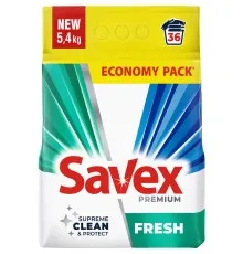 Пральний порошок Savex Premium Fresh 5.4 кг (3800024047954)