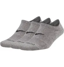 Шкарпетки Nike U NK EVERYDAY PLUS CUSH FOOTIE 3PR DH5463-902 34-38 3 пари Сірі (195242756829)