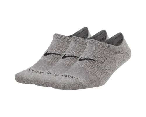 Шкарпетки Nike U NK EVERYDAY PLUS CUSH FOOTIE 3PR DH5463-902 34-38 3 пари Сірі (195242756829)