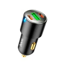 Зарядний пристрій HOCO NZ6 2xType-C, USB-A Black (6931474765185)