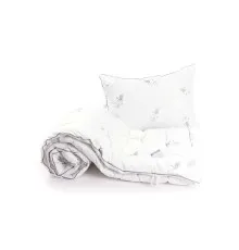 Одеяло Руно из искусственного пуха лебединого зима Silver Swan 140х205 см с подушкой 50х70 см (924.52_Silver Swan)