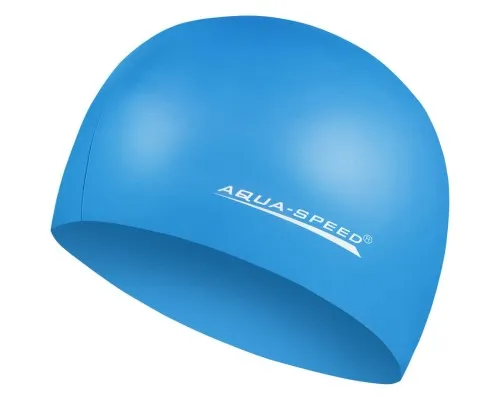 Шапка для плавання Aqua Speed Mega 100-23 блакитний Уні OSFM (5908217635532)