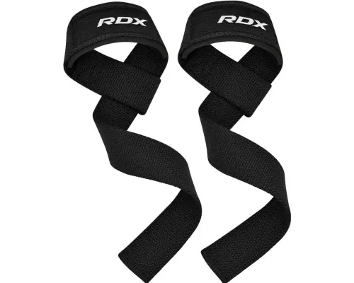 Кистевые лямки RDX W1 Gym Single Strap Black Plus (WAN-W1B+)