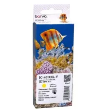 Картридж Barva Canon CLI-481Y XXL (1992C001AA) 824 ст, yellow (IC-481XXL-Y)