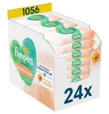 Детские влажные салфетки Pampers Harmonie Protect&Care с календулой 24 пачки х 44 шт (8700216250603)